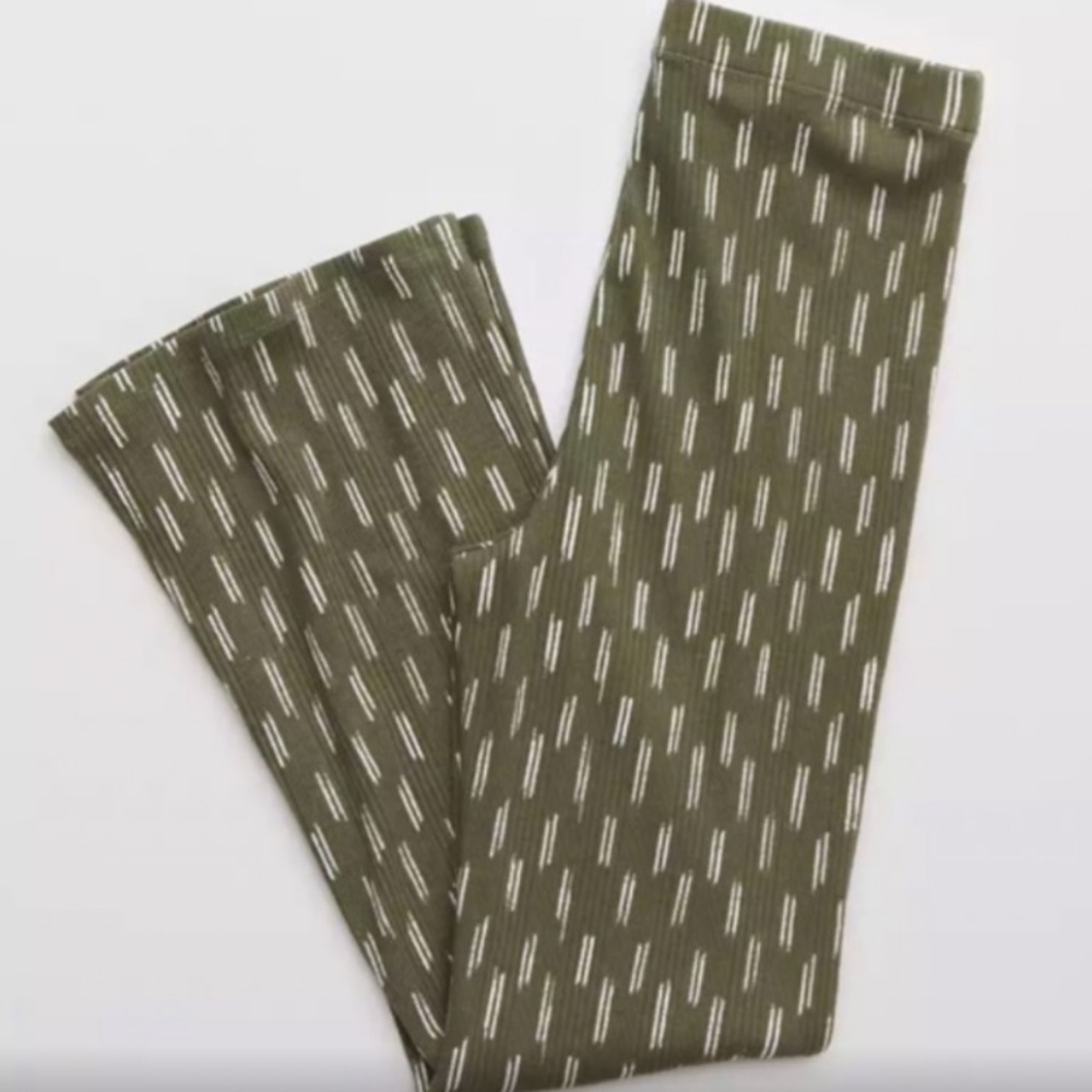 Aerie High Waisted Crop Kick Flare Pant Leggings